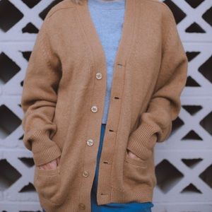 Vintage Alan Paine 100% camelhair sweater.